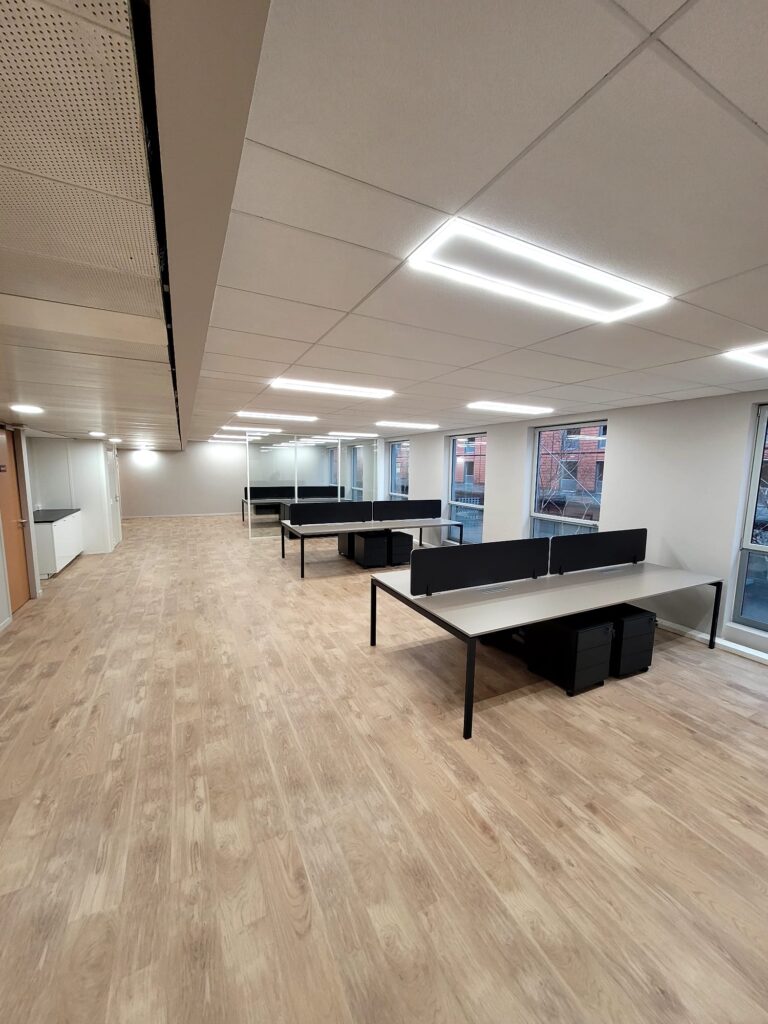 bureaux professionnels aménagés par l'agenceur lyonnais