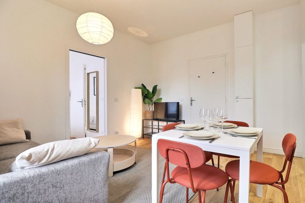 Espace de vie pour un airbnb